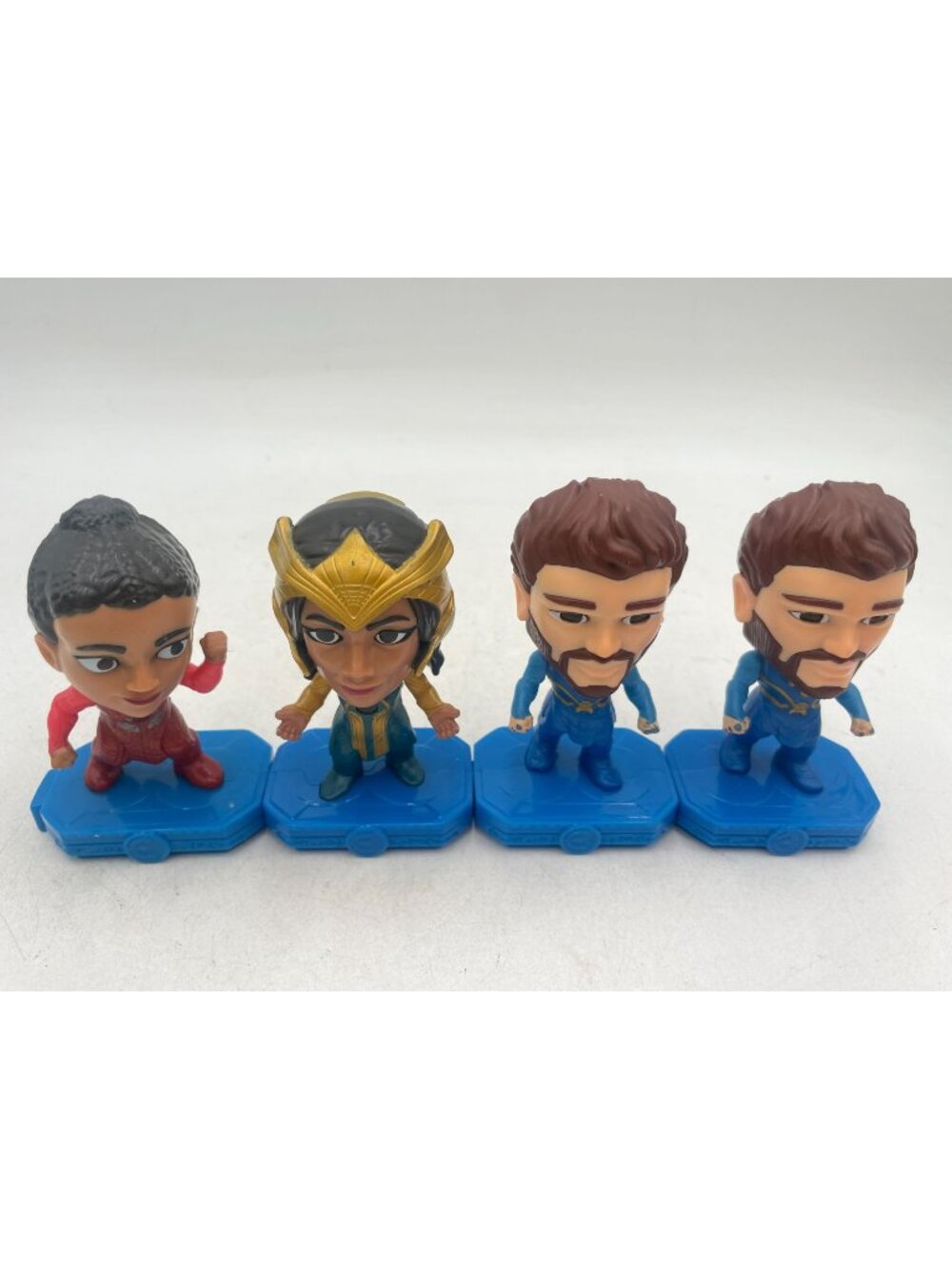 Marvel Eternals Miniature Character Figures Set Of 4 With Bases Collectible Toys